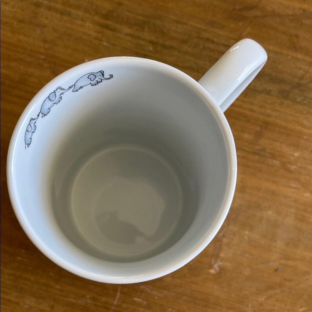 Blue Elephant Pattern Ceramic Mug - Brand Unspecified - Picture 7 of 9
